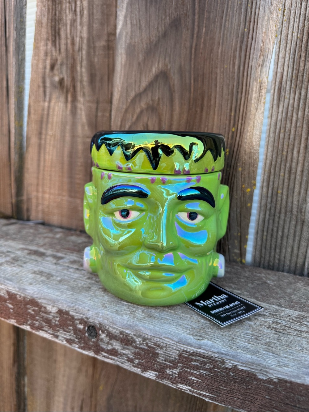 Martha Stewart Frankenstein candle